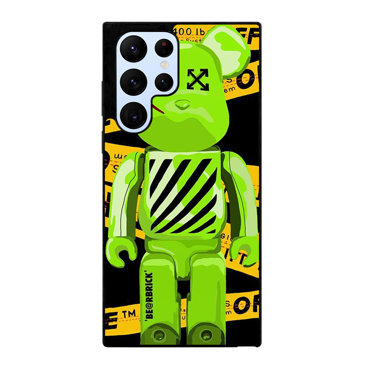 BEARBRICK X OFF WHITE 2 Samsung Galaxy S22 Ultra Case